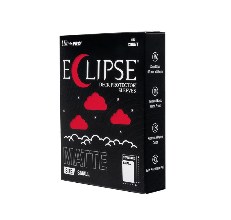Ultra PRO: Small 60ct Sleeves - Eclipse Matte (Apple Red) (Modern Logo)