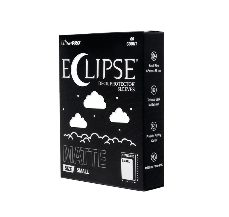 Ultra PRO: Small 60ct Sleeves - Eclipse Matte (Arctic White) (Modern Logo)