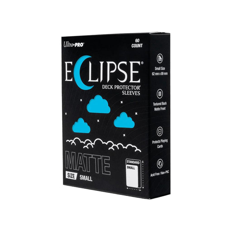 Ultra PRO: Small 60ct Sleeves - Eclipse Matte (Sky Blue) (Modern Logo)