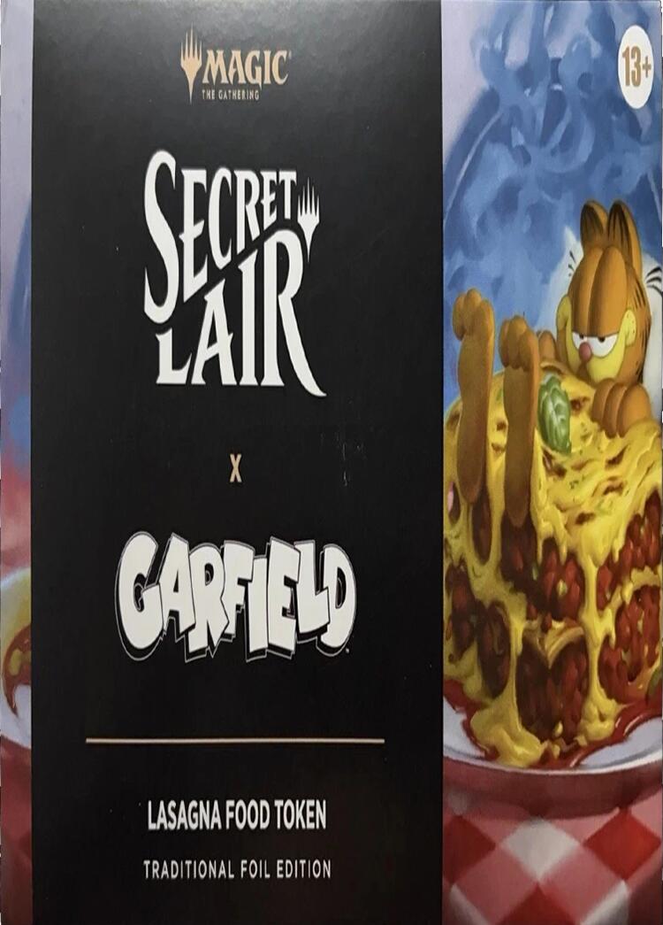 Secret Lair Drop Series: Secret Lair x Garfield: Lasagna Food Token (Traditional Foil)