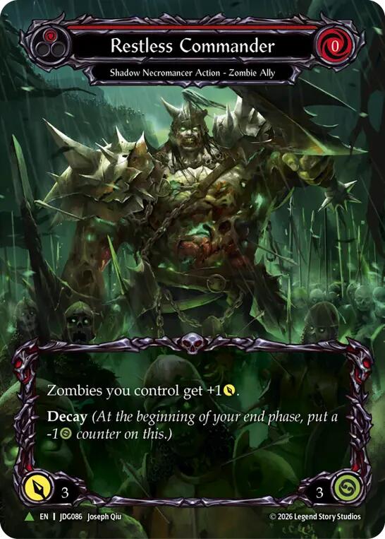 Restless Commander (Marvel) [JDG086] (Promo)  Cold Foil