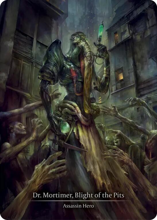 Dr. Mortimer, Blight of the Pits (Marvel) [MPA002] (Mastery Pack Assassin)  Cold Foil