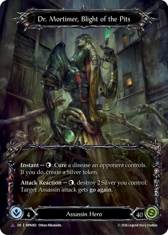 Dr. Mortimer, Blight of the Pits (Marvel) [MPA002] (Mastery Pack Assassin)  Cold Foil