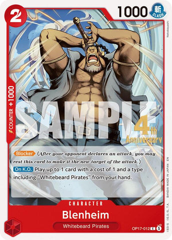 Blenheim [The World's Strongest Warriors Release Event Cards]