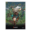 Ultra PRO: Wall Scroll - War of the Spark (Ajani, the Greathearted/Stained Glass)