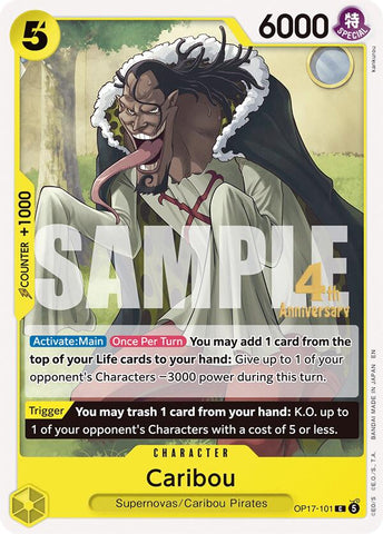 Caribou [The World's Strongest Warriors Release Event Cards]