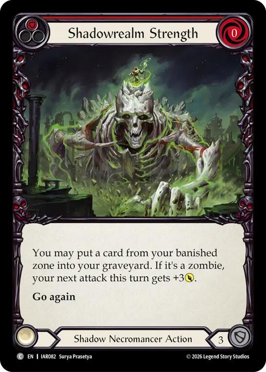 Shadowrealm Strength (Red) [IAR082] (Usurp the Shadow Throne)