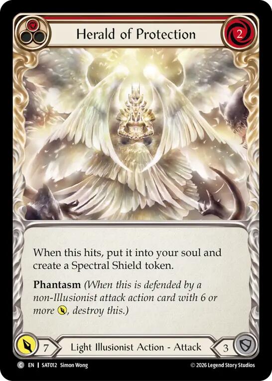 Herald of Protection (Red) [SAT012] (Silver Age: Usurp the Shadow Throne)