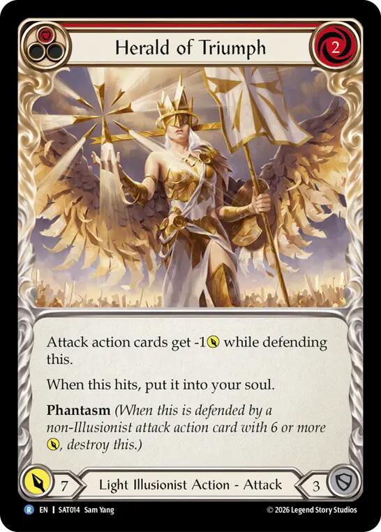Herald of Triumph (Red) [SAT014] (Silver Age: Usurp the Shadow Throne)