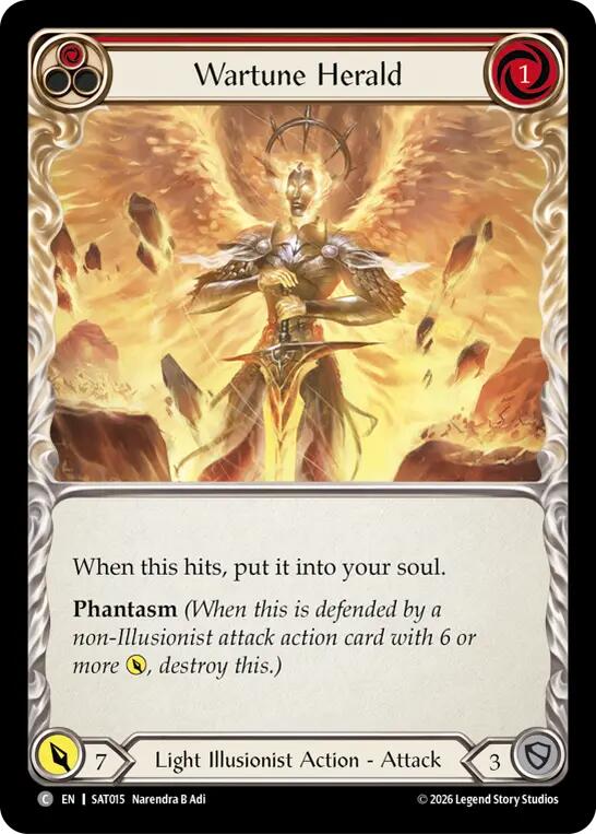 Wartune Herald (Red) [SAT015] (Silver Age: Usurp the Shadow Throne)
