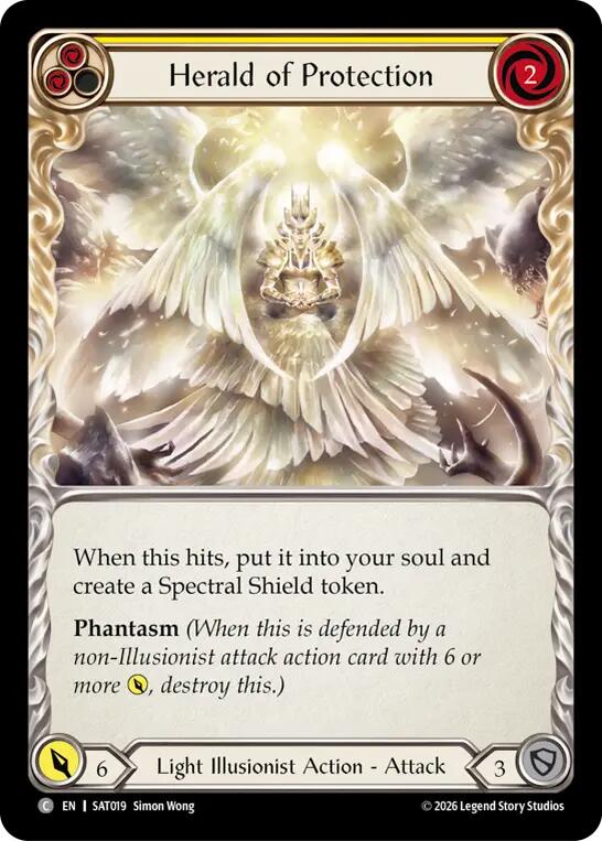 Herald of Protection (Yellow) [SAT019] (Silver Age: Usurp the Shadow Throne)
