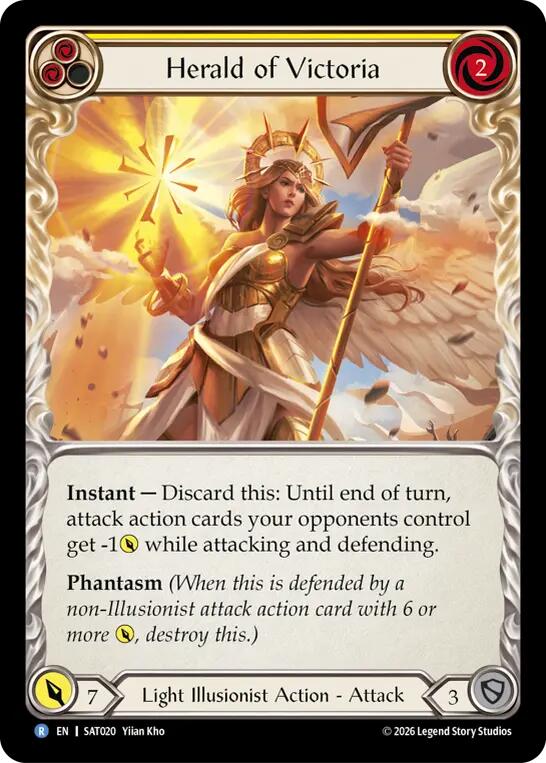 Herald of Victoria (Yellow) [SAT020] (Silver Age: Usurp the Shadow Throne)
