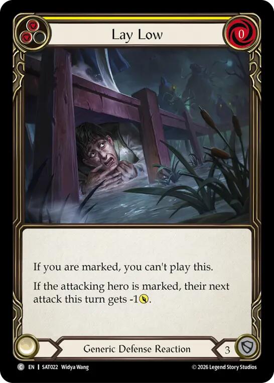 Lay Low (Yellow) [SAT022] (Silver Age: Usurp the Shadow Throne)