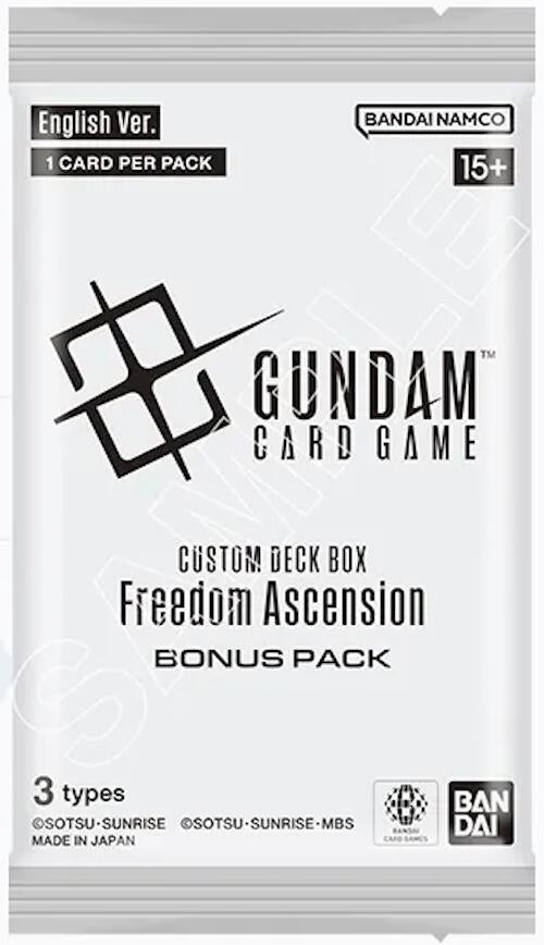 Image for Deck Build Box Freedom Ascension Bonus Pack - Gundam Card Game