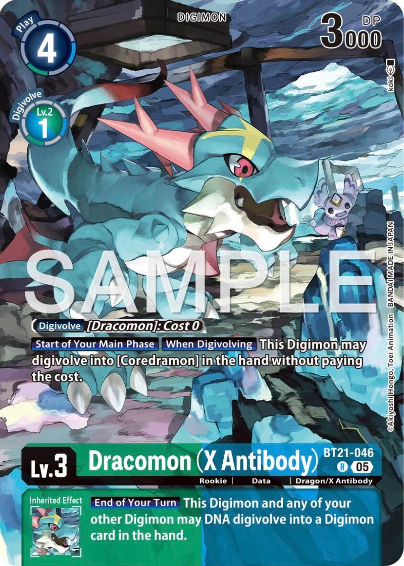 Dracomon [BT21-046] (X Antibody) (Tamer's Selection Box Ver. X Antibody) [Promotional Cards]