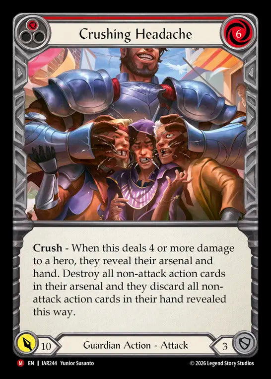 Crushing Headache (Red) [IAR244] (Usurp the Shadow Throne)