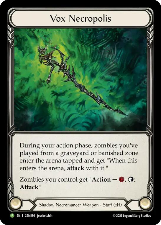 Vox Necropolis [GEM186] (GEM Pack 6)  Cold Foil