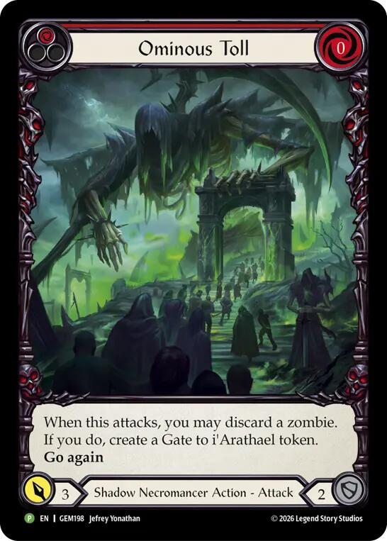 Ominous Toll [GEM198] (GEM Pack 6)  Rainbow Foil