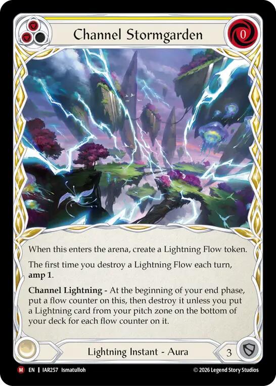 Channel Stormgarden (Yellow) [IAR257] (Usurp the Shadow Throne)