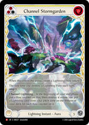 Channel Stormgarden (Yellow) (Extended Art) [IAR257] (Usurp the Shadow Throne)  Cold Foil