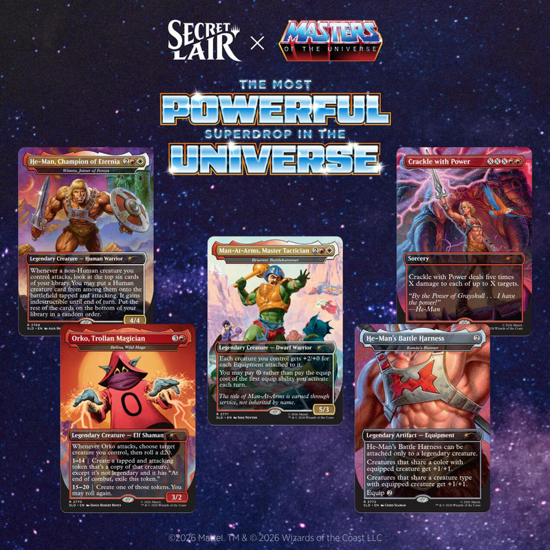 Secret Lair Drop: Secret Lair x Masters of the Universe: By the Power of Grayskull! (Non-Foil Edition)