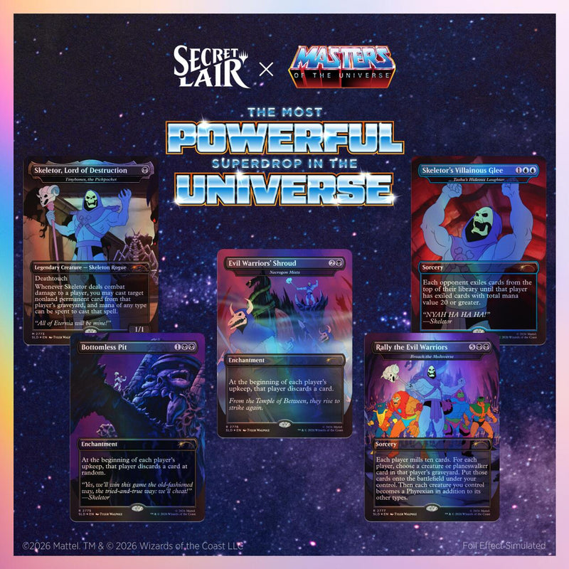 Secret Lair Drop: Secret Lair x Masters of the Universe: Nyah-ha-ha! (Traditional Foil Edition)