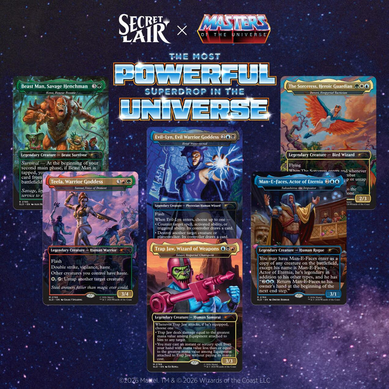 Secret Lair Drop: Secret Lair x Masters of the Universe: Allies and Enemies of Eternia (Non-Foil Edition)