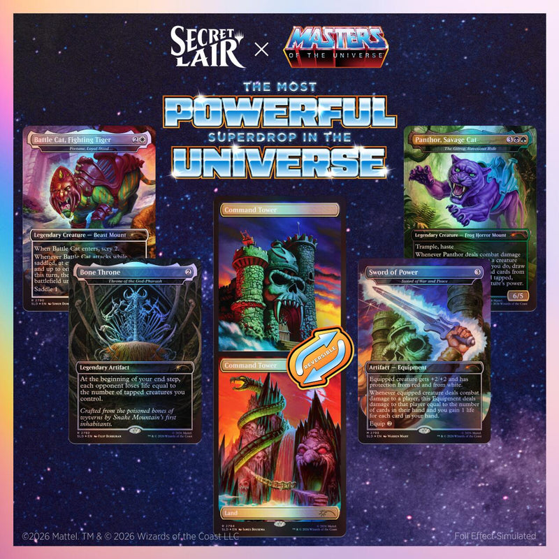 Secret Lair Drop: Secret Lair x Masters of the Universe: Sold Separately (Traditional Foil Edition)