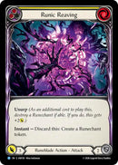 Runic Reaving (Yellow) [IAR150] (Usurp the Shadow Throne)  Rainbow Foil
