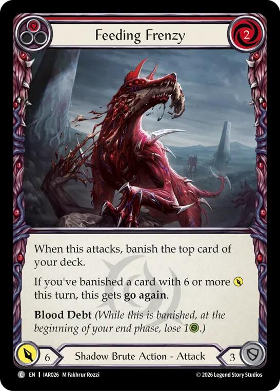 Feeding Frenzy (Red) [IAR026] (Usurp the Shadow Throne)