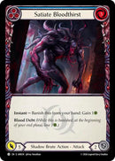 Satiate Bloodthirst (Blue) [IAR034] (Usurp the Shadow Throne)  Rainbow Foil