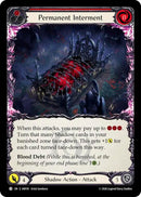 Permanent Interment (Red) [IAR191] (Usurp the Shadow Throne)