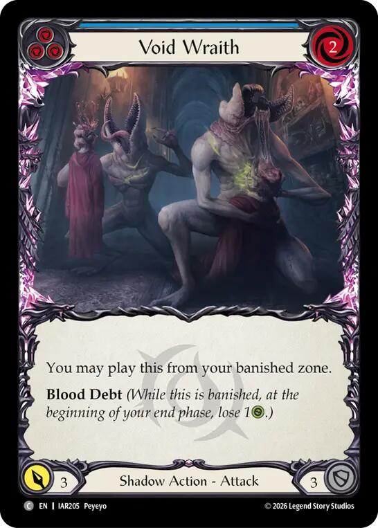 Void Wraith (Blue) [IAR205] (Usurp the Shadow Throne)