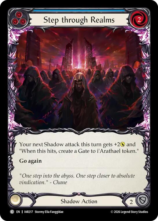 Step through Realms (Blue) [IAR217] (Usurp the Shadow Throne)