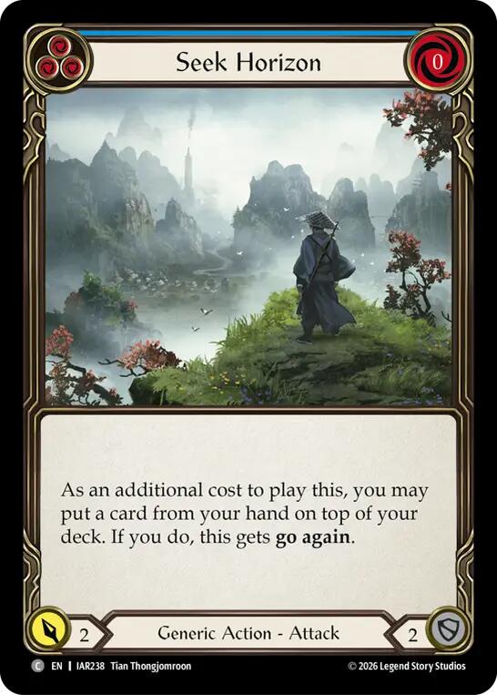 Seek Horizon (Blue) [IAR238] (Usurp the Shadow Throne)