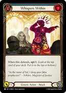 Whispers Within (Blue) [IAR241] (Usurp the Shadow Throne)  Rainbow Foil