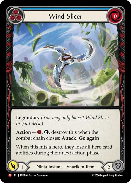 Wind Slicer [IAR246] (Usurp the Shadow Throne)  Cold Foil