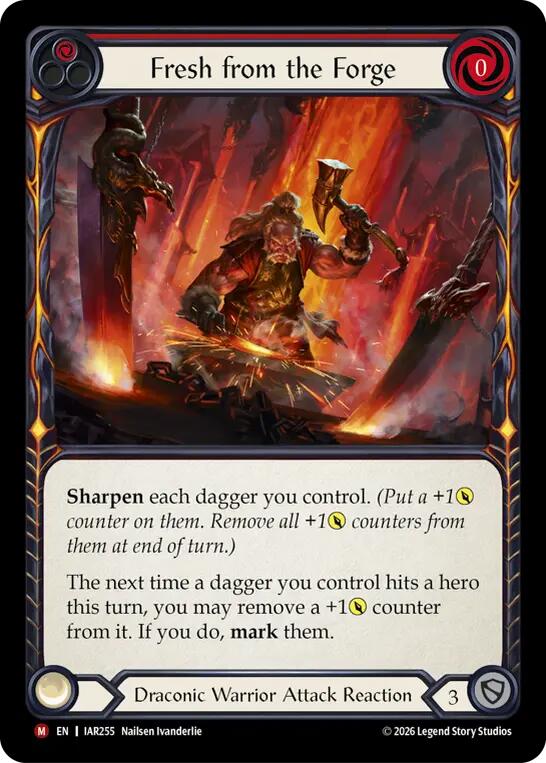 Fresh from the Forge [IAR255] (Usurp the Shadow Throne)  Rainbow Foil