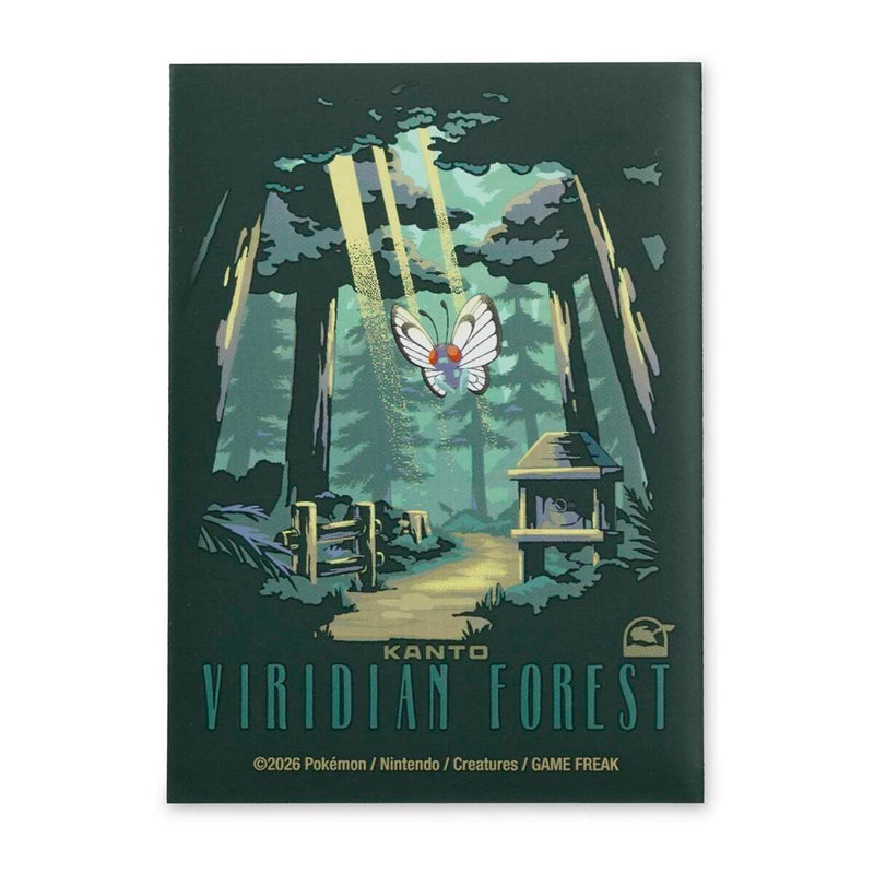 Pokemon TCG: Pokemon Center Japan Exclusive Card Sleeves - Kanto Explore (64-Pack)