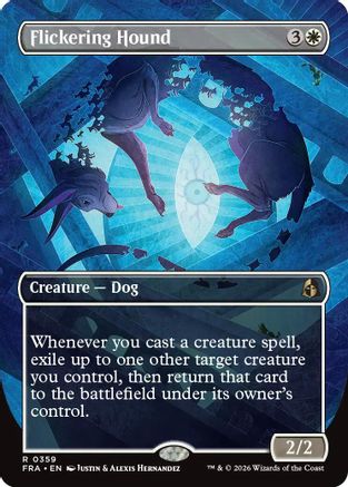 Flickering Hound (Borderless) [Reality Fracture]