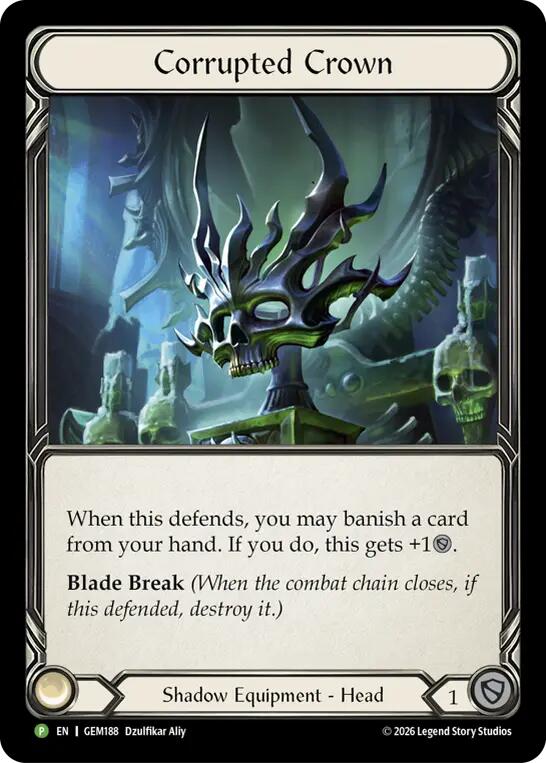 Corrupted Crown [GEM188] (GEM Pack 6)  Cold Foil