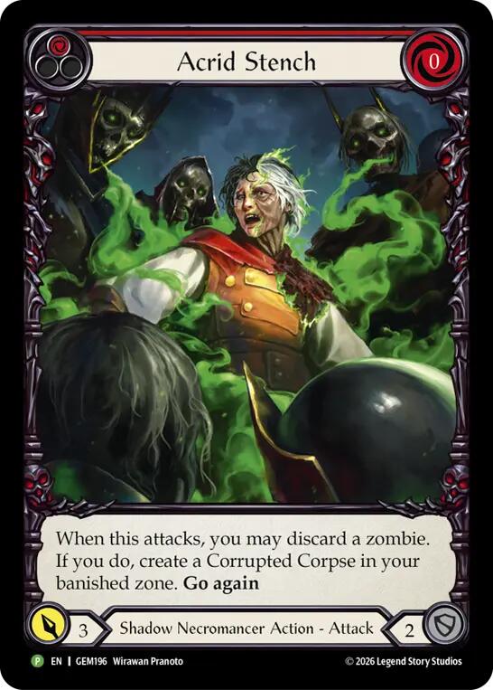 Acrid Stench [GEM196] (GEM Pack 6)  Rainbow Foil