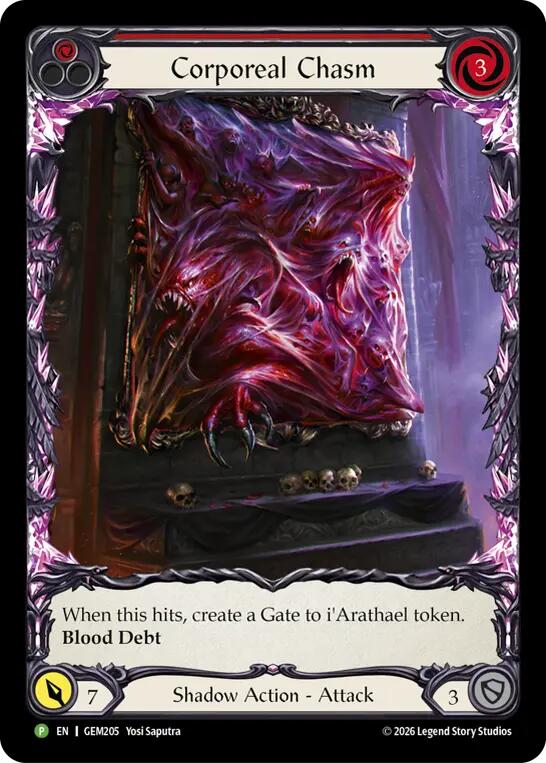 Corporeal Chasm [GEM205] (GEM Pack 6)  Rainbow Foil