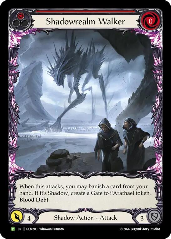 Shadowrealm Walker [GEM208] (GEM Pack 6)  Rainbow Foil