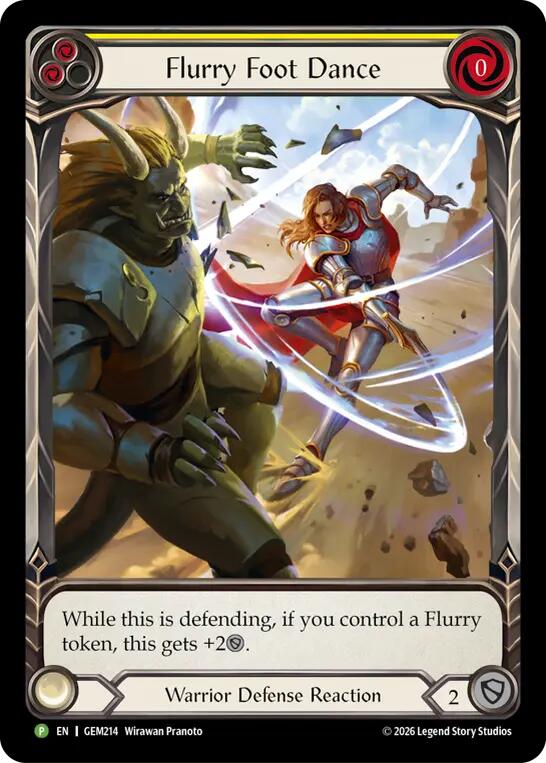Flurry Foot Dance [GEM214] (GEM Pack 6)  Rainbow Foil