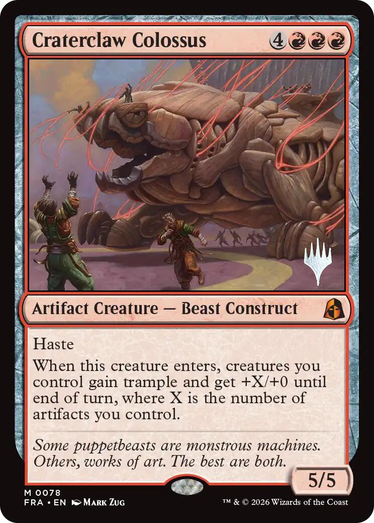 Craterclaw Colossus [Reality Fracture Promos]