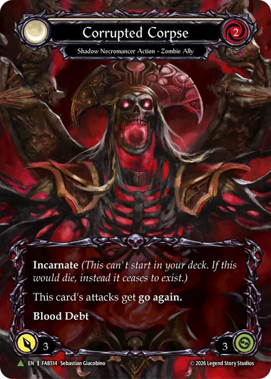 Corrupted Corpse (A) (Marvel) [FAB514] (Promo)  Cold Foil