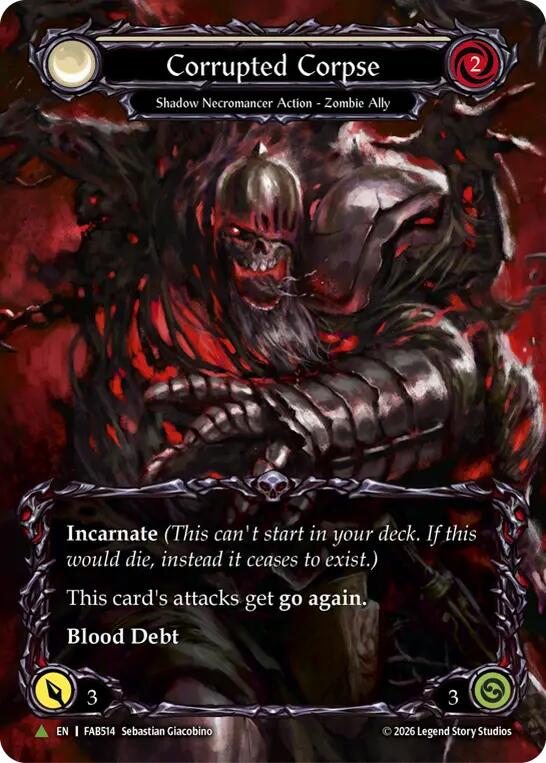 Corrupted Corpse (G) (Marvel) [FAB514] (Promo)  Cold Foil
