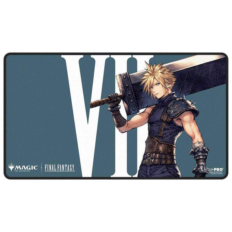 Ultra PRO: Black Stitched Playmat - FINAL FANTASY (Cloud Ex-Soldier)