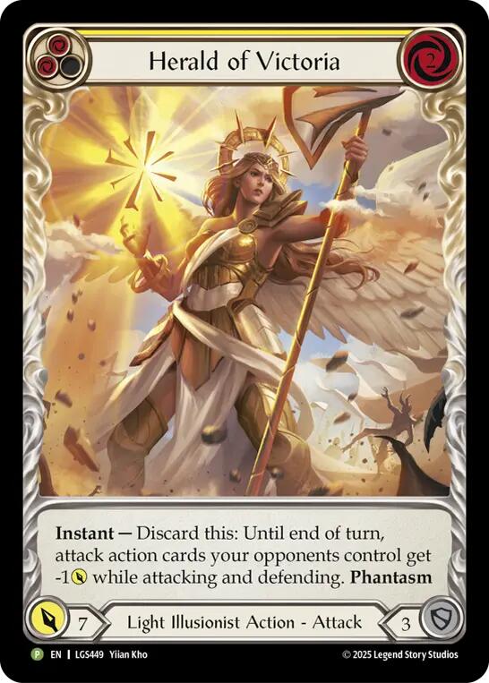 Herald of Victoria [LGS449] (Promo)  Rainbow Foil